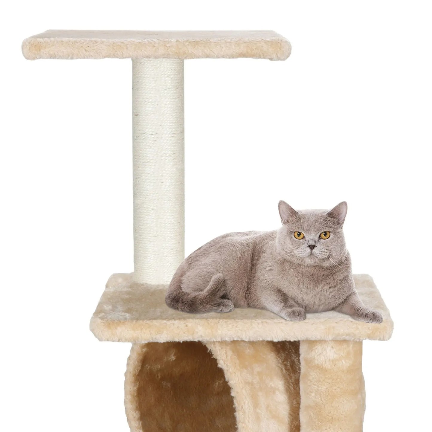 Purr Tower - Cat Condo with Scratching Post