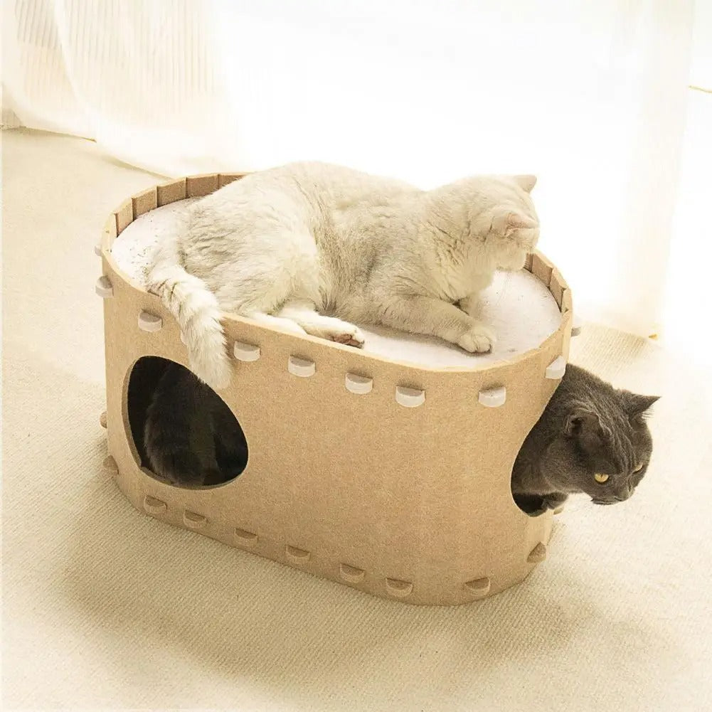 Feline Nest - Cozy Cat Enclosed Lounge Bed