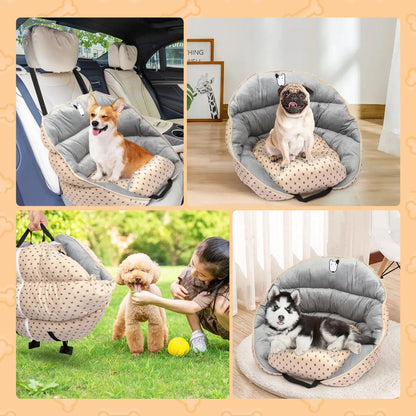 Safety Seat - Durable Pet Car Seat Carrier