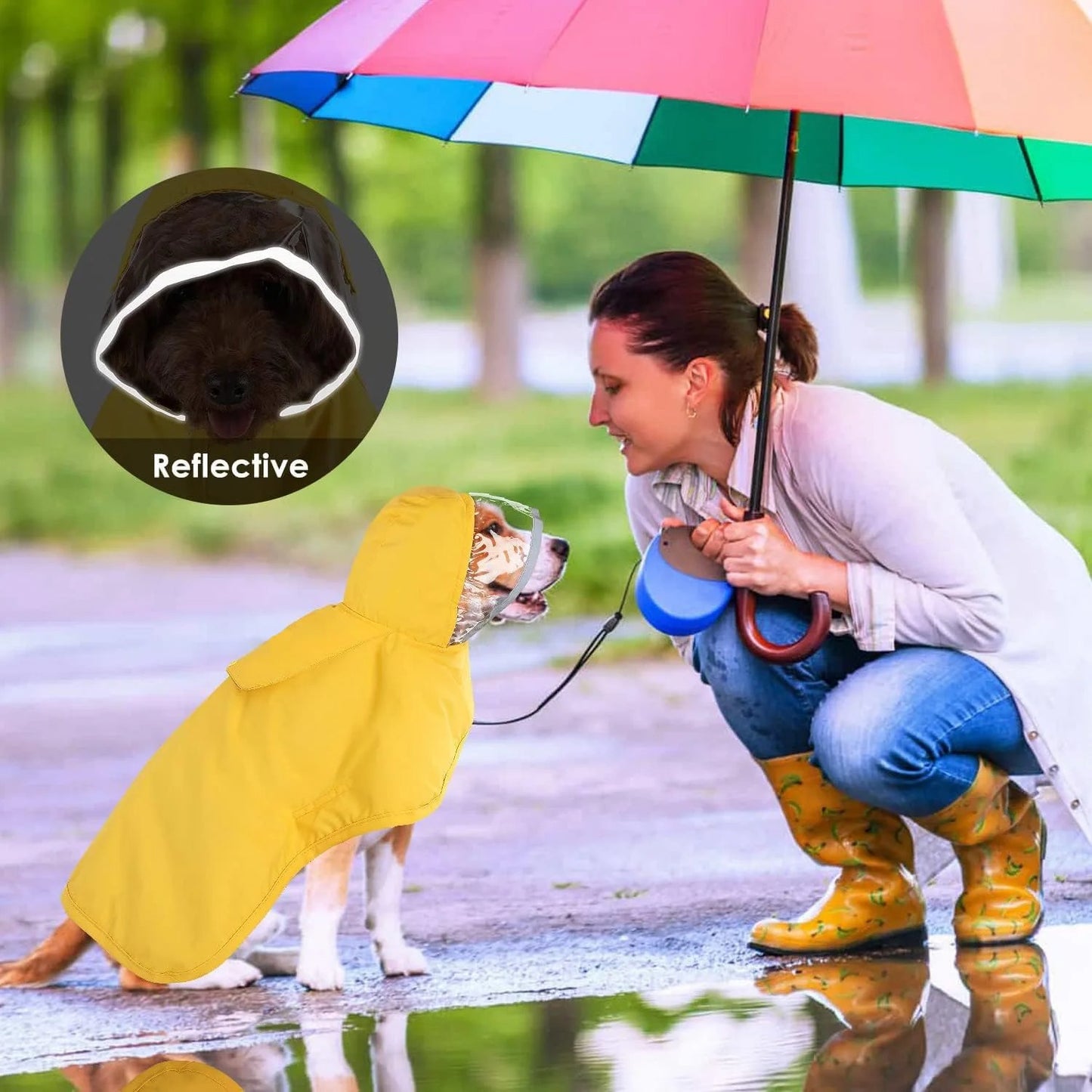 Rain Paw - Waterproof Dog Raincoat Jacket