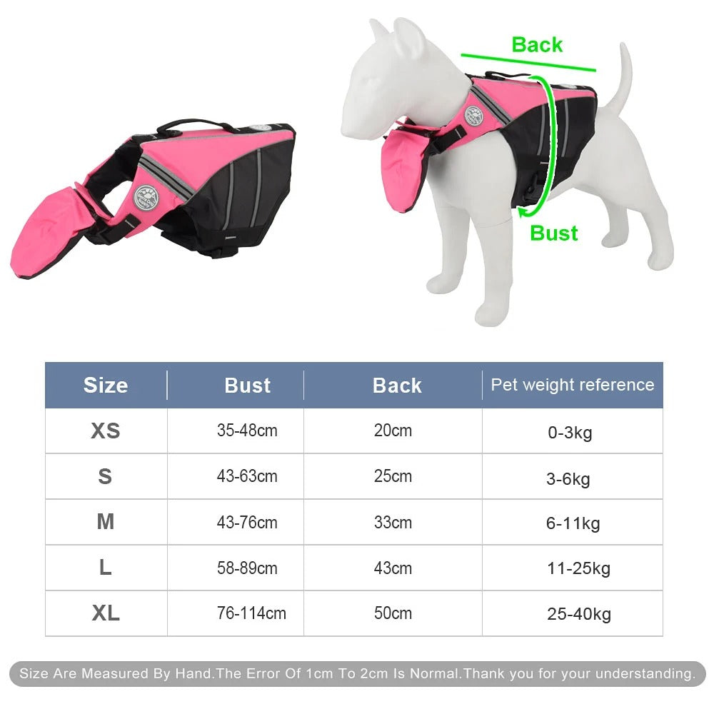 Splash Guard - Reflective & Adjustable Dog Life Jacket