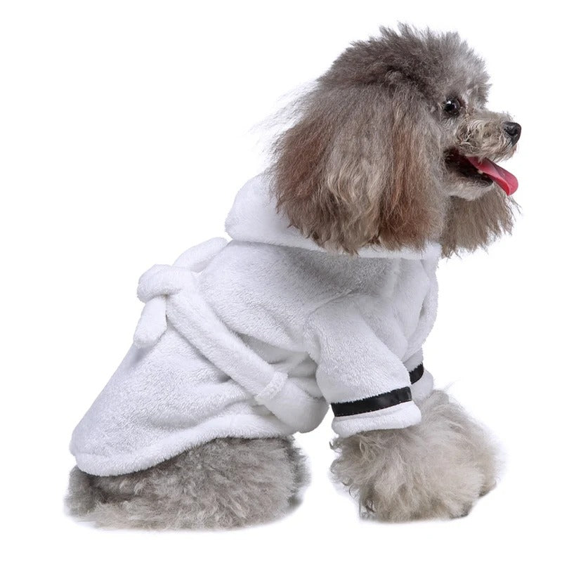 Cozy Paws - Absorbent Dog Bathrobe Towel