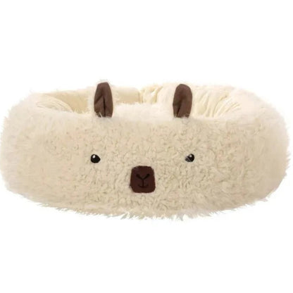 Fluffy Retreat - Fluffy Cat & Dog Bed for Ultimate Relaxation
