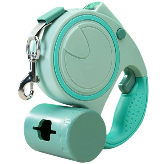 Glow Grip - Retractable Dog Leash with Light & Poop Bags | Tangle Free