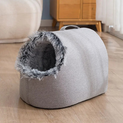 Whisker Cave - Cozy Cat Enclosed Bed