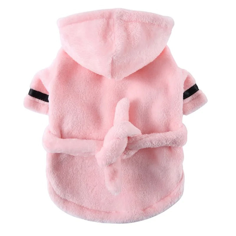 Cozy Paws - Absorbent Dog Bathrobe Towel