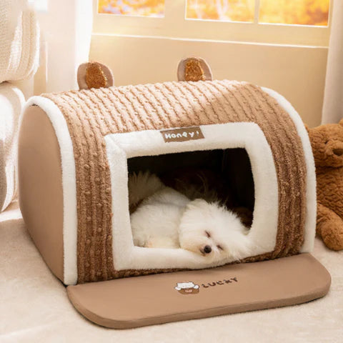 Fur Haven - Cozy Pet Bed for Deep Sleep