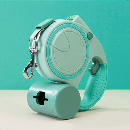 Glow Grip - Retractable Dog Leash with Light & Poop Bags | Tangle Free